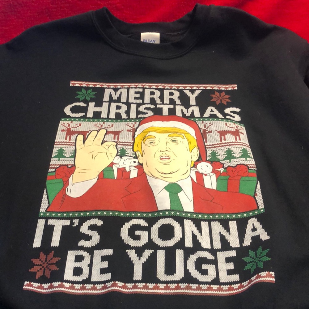 Men’s M Donald Trump Christmas Sweater
